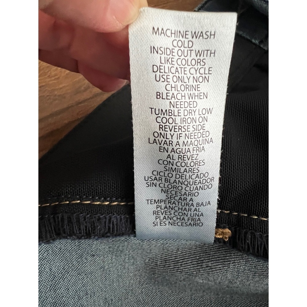 Democracy "Ab" Tech Straight Leg Jeans Dark Wash Denim Womens 16 - Picture 11 of 16